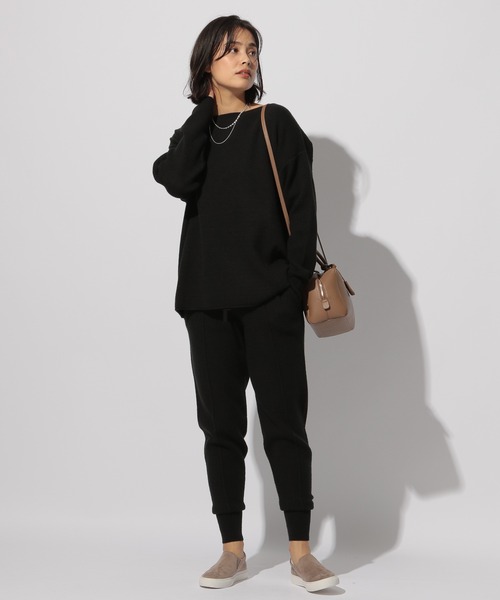 BAYFLOW(ベイフロー)の「ハニカムジョガーパンツ(その他パンツ・レディース・ブラック/オリーブ・SMALL/MEDIUM)」の8枚目の写真