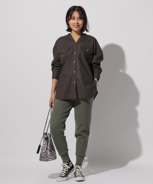 BAYFLOW(ベイフロー)の「ハニカムジョガーパンツ(その他パンツ・レディース・ブラック/オリーブ・SMALL/MEDIUM)」の11枚目の写真