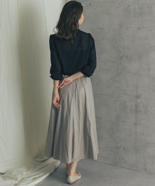 URBAN RESEARCH ROSSO(アーバンリサーチロッソ)の「フロッキードットプリントブラウス(シャツ/ブラウス・レディース・グレー/ブラック/グリーン・FREE)」の12枚目の写真