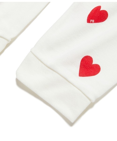 PETIT BATEAU（プチバトー）の「プリント長袖パジャマ（ルームウェア/パジャマ・レディース・レッド・MEDIUM/X-LARGE/LARGE/SMALL）」の10枚目の写真