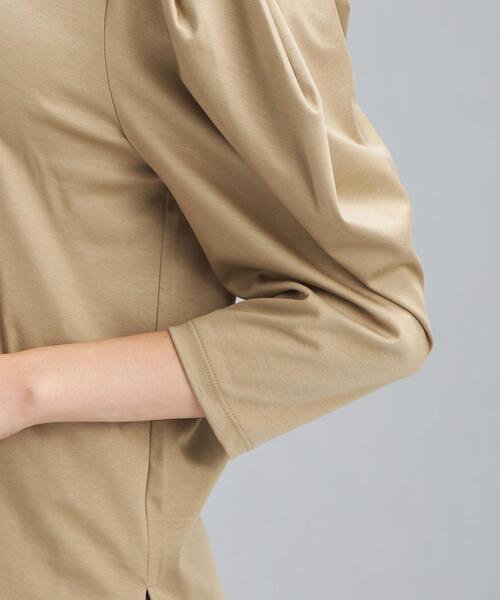 green label relaxing(グリーンレーベルリラクシング)の「カウルスリーブ プルオーバー カットソー(Tシャツ/カットソー・レディース・ブラック/ベージュ/コバルトブルー/オフホワイト・FREE)」の17枚目の写真