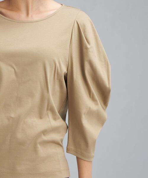 green label relaxing(グリーンレーベルリラクシング)の「カウルスリーブ プルオーバー カットソー(Tシャツ/カットソー・レディース・ブラック/ベージュ/コバルトブルー/オフホワイト・FREE)」の5枚目の写真