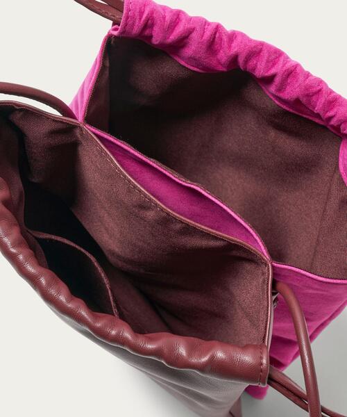 BEAUTY&YOUTH UNITED ARROWS（ビューティーアンドユースユナイテッドアローズ）の「BY コンビダブルドロスト ショルダーバッグ -2WAY- ∴（ショルダーバッグ・レディース・ブラック/ピンク・FREE）」の8枚目の写真