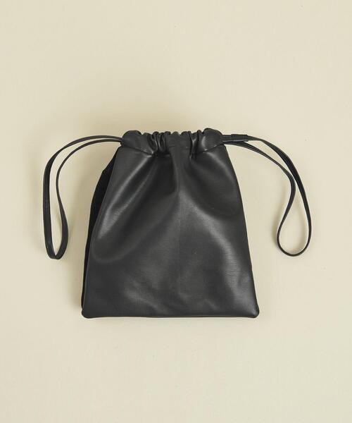 BEAUTY&YOUTH UNITED ARROWS（ビューティーアンドユースユナイテッドアローズ）の「BY コンビダブルドロスト ショルダーバッグ -2WAY- ∴（ショルダーバッグ・レディース・ブラック/ピンク・FREE）」の12枚目の写真