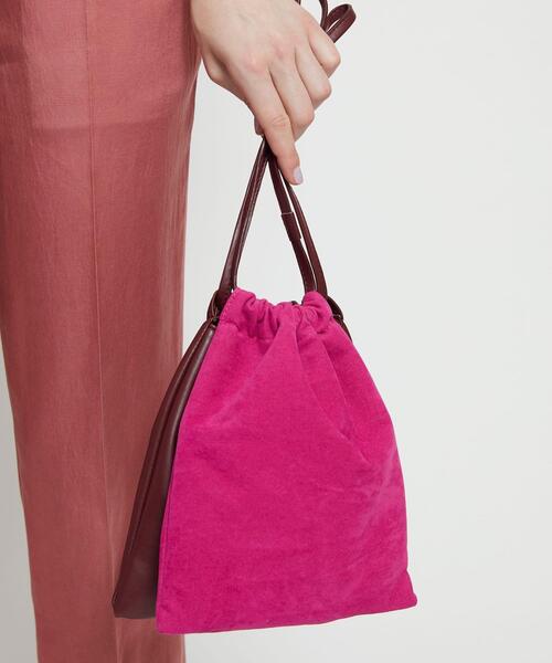 BEAUTY&YOUTH UNITED ARROWS（ビューティーアンドユースユナイテッドアローズ）の「BY コンビダブルドロスト ショルダーバッグ -2WAY- ∴（ショルダーバッグ・レディース・ブラック/ピンク・FREE）」の14枚目の写真