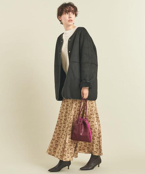 BEAUTY&YOUTH UNITED ARROWS（ビューティーアンドユースユナイテッドアローズ）の「BY コンビダブルドロスト ショルダーバッグ -2WAY- ∴（ショルダーバッグ・レディース・ブラック/ピンク・FREE）」の17枚目の写真