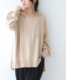 osharewalker | 『フード付き綿ニットパーカー』(パーカー)