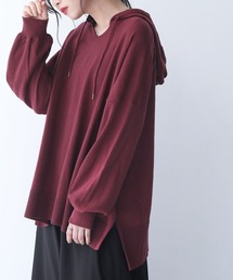 osharewalker | 『フード付き綿ニットパーカー』(パーカー)