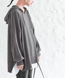 osharewalker | 『フード付き綿ニットパーカー』(パーカー)