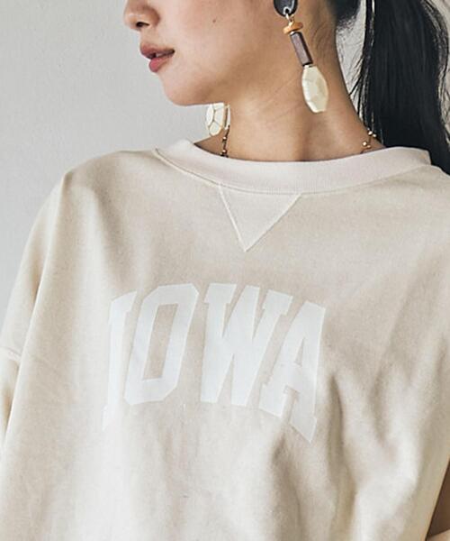 coen（コーエン）の「エコリッチ裏毛ロゴプリントスウェット（スウェット・レディース・ナチュラル・LARGE/MEDIUM）」の5枚目の写真