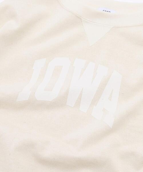 coen（コーエン）の「エコリッチ裏毛ロゴプリントスウェット（スウェット・レディース・ナチュラル・LARGE/MEDIUM）」の7枚目の写真
