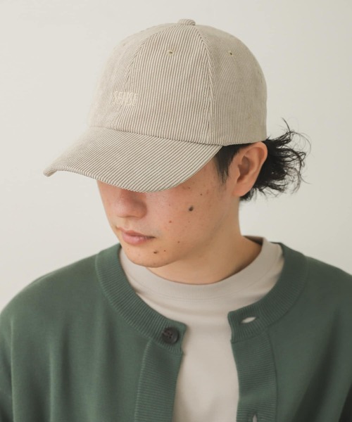 SENSE OF PLACE by URBAN RESEARCH（センスオブプレイスバイアーバンリサーチ）の「コーデュロイシシュウキャップ（キャップ・メンズ・チャコールグレー/パープル/ライトベージュ/ブルー・ONE）」の3枚目の写真