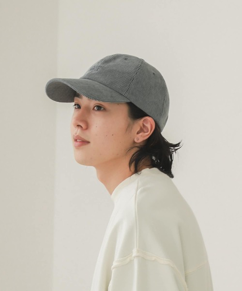SENSE OF PLACE by URBAN RESEARCH（センスオブプレイスバイアーバンリサーチ）の「コーデュロイシシュウキャップ（キャップ・メンズ・チャコールグレー/パープル/ライトベージュ/ブルー・ONE）」の8枚目の写真