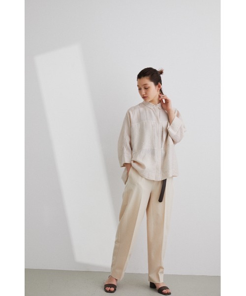 STYLEMIXER(スタイルミキサー)の「シアーボクシーシャツ(シャツ/ブラウス・レディース・ブラック/ブルー/ライトブラウン/ライトベージュ・FREE)」の3枚目の写真