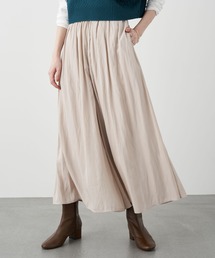 earth music&ecology | サテンワイドパンツ ＊(その他パンツ)