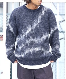 FDMTL（ファンダメンタル）の「FDMTL/ファンダメンタル MOHAIR SWEATER ジャカード織り モヘヤニット オーバーサイズ（ニット/セーター・メンズ）」