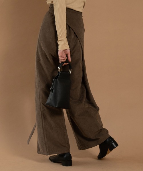 Amiur（エミレ）の「suede like wrap pants（その他パンツ・レディース・ベージュ/ブラウン・M/S）」の19枚目の写真