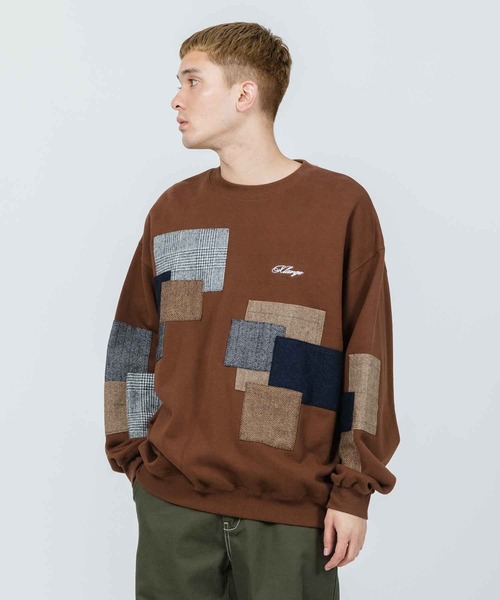 XLARGE（エクストララージ）の「PATCH WORK CREWNECK SWEAT 