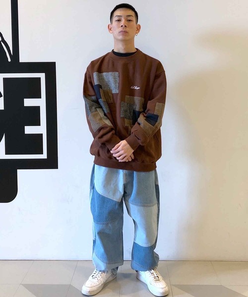 XLARGE（エクストララージ）の「PATCH WORK CREWNECK SWEAT 