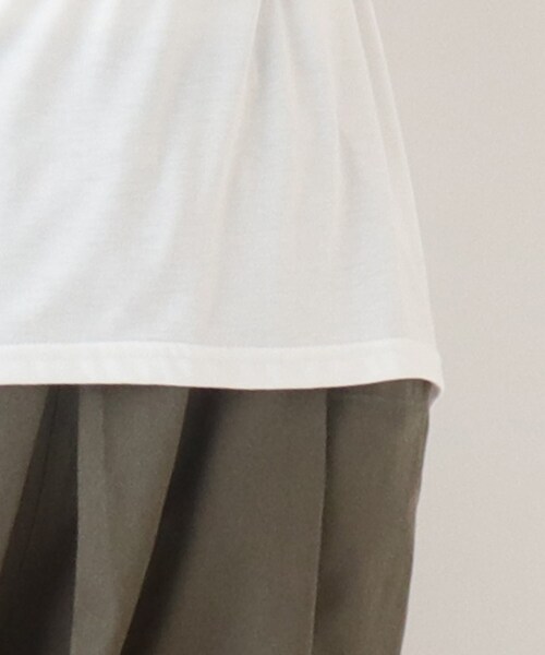 Cutie Blonde（キューティーブロンド）の「◆【S-L/2点セット】ニットビスチェ＋Tシャツ（Tシャツ/カットソー・レディース・ブラック系3/ブラック/ベージュ系3・01/03/02）」の5枚目の写真