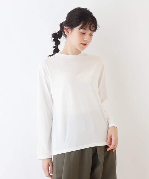 Cutie Blonde（キューティーブロンド）の「◆【S-L/2点セット】ニットビスチェ＋Tシャツ（Tシャツ/カットソー・レディース・ブラック系3/ブラック/ベージュ系3・01/03/02）」の11枚目の写真