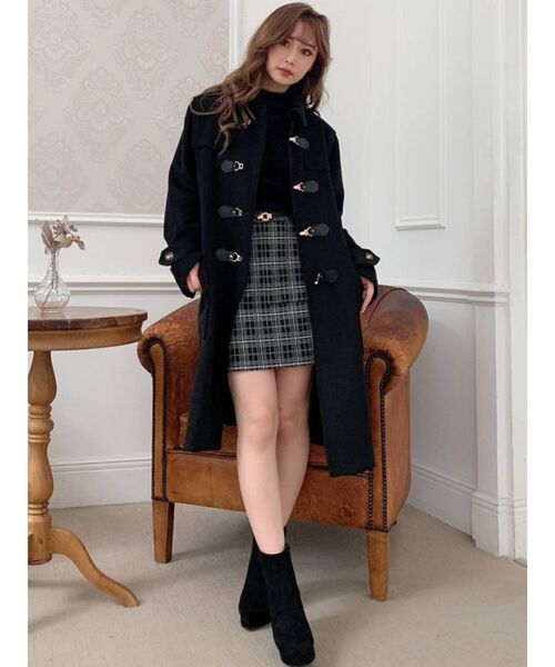 RESEXXY（リゼクシー）の「ハイネックシャギーニットトップス（ニット/セーター・レディース・ホワイト/ブラック/ベージュ・FREE）」の7枚目の写真