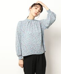 Te chichi TERRASSE | 【日比谷花壇コラボ】スタンドフリルブラウス(シャツ/ブラウス)