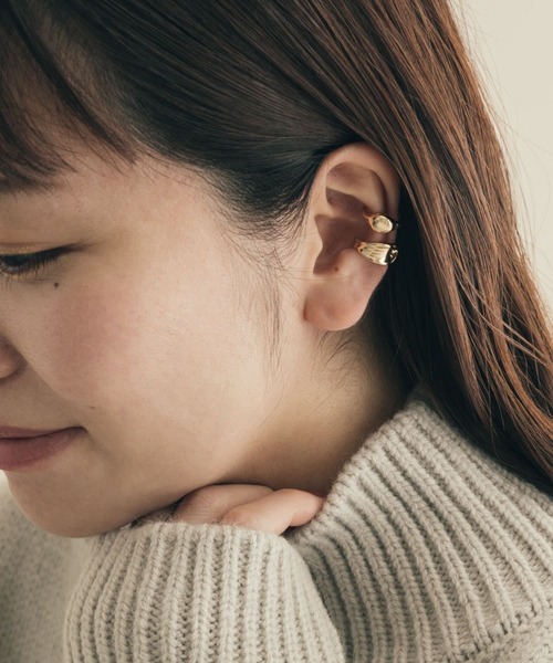 SMELLY(スメリー)の「3セットイヤカフ(イヤーカフ・レディース・ゴールド・-)」の1枚目の写真