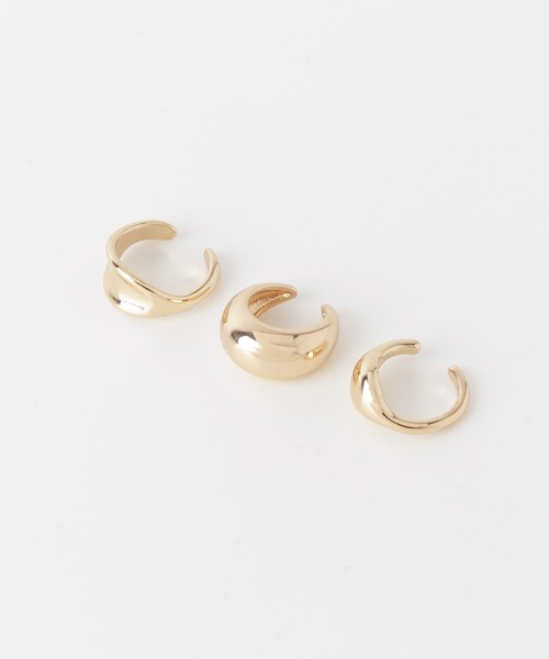 SMELLY(スメリー)の「3セットイヤカフ(イヤーカフ・レディース・ゴールド・-)」の5枚目の写真