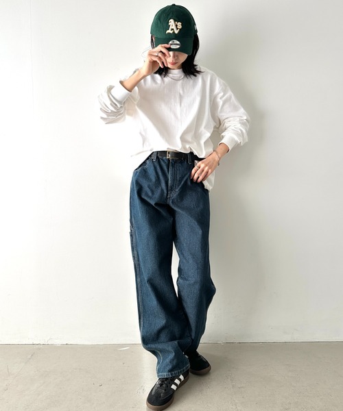 CAMBER(キャンバー)の「Camber(キャンバー)/8Oz マックスウェイト ヘビーウェイト 無地ロンT スーパーオーバーサイズ リブ袖 ロングスリーブ USA規格 /Max-Weight LONG SLEEVE(Tシャツ/カットソー・メンズ・ホワイト/ブラック/ナチュラル/アッシュグレー・M/XXL/XL/L)」の19枚目の写真