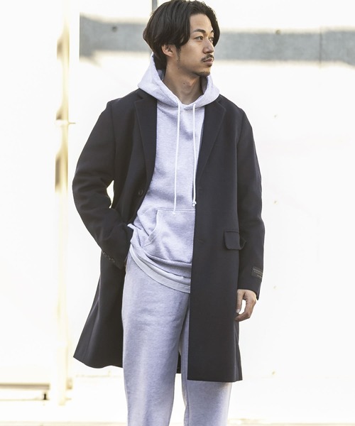 URBAN RESEARCH(アーバンリサーチ)の「SUPER120 CHESTER COAT(その他アウター・メンズ・ネイビー/ブラウン系その他/ブラック/グレー系その他・SMALL/MEDIUM/LARGE)」の4枚目の写真
