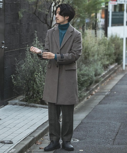 URBAN RESEARCH(アーバンリサーチ)の「SUPER120 CHESTER COAT(その他アウター・メンズ・ネイビー/ブラウン系その他/ブラック/グレー系その他・SMALL/MEDIUM/LARGE)」の7枚目の写真