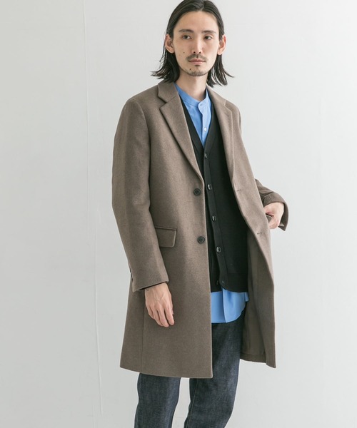 URBAN RESEARCH(アーバンリサーチ)の「SUPER120 CHESTER COAT(その他アウター・メンズ・ネイビー/ブラウン系その他/ブラック/グレー系その他・SMALL/MEDIUM/LARGE)」の8枚目の写真