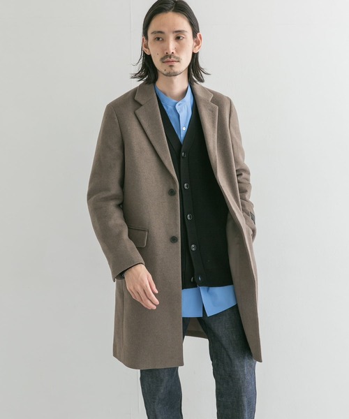 URBAN RESEARCH(アーバンリサーチ)の「SUPER120 CHESTER COAT(その他アウター・メンズ・ネイビー/ブラウン系その他/ブラック/グレー系その他・SMALL/MEDIUM/LARGE)」の9枚目の写真