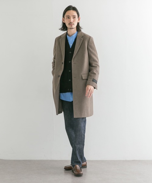 URBAN RESEARCH(アーバンリサーチ)の「SUPER120 CHESTER COAT(その他アウター・メンズ・ネイビー/ブラウン系その他/ブラック/グレー系その他・SMALL/MEDIUM/LARGE)」の10枚目の写真