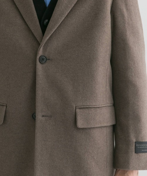 URBAN RESEARCH(アーバンリサーチ)の「SUPER120 CHESTER COAT(その他アウター・メンズ・ネイビー/ブラウン系その他/ブラック/グレー系その他・SMALL/MEDIUM/LARGE)」の12枚目の写真