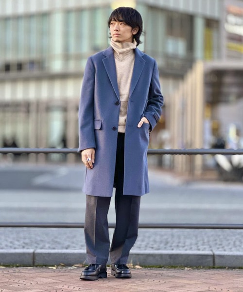 URBAN RESEARCH(アーバンリサーチ)の「SUPER120 CHESTER COAT(その他アウター・メンズ・ネイビー/ブラウン系その他/ブラック/グレー系その他・SMALL/MEDIUM/LARGE)」の18枚目の写真