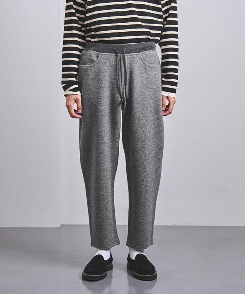 BATONER（バトナー）の「＜BATONER（バトナー）＞ ダブルフェイス フラッフィー パンツ（その他パンツ・メンズ・ブラック/グレー・1/2/3）」の8枚目の写真