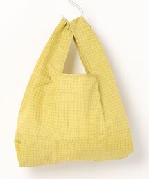 392 plusm（サンキューニプリュスエム）の「Square Bag MINI - check - 731713（エコバッグ/サブバッグ）」