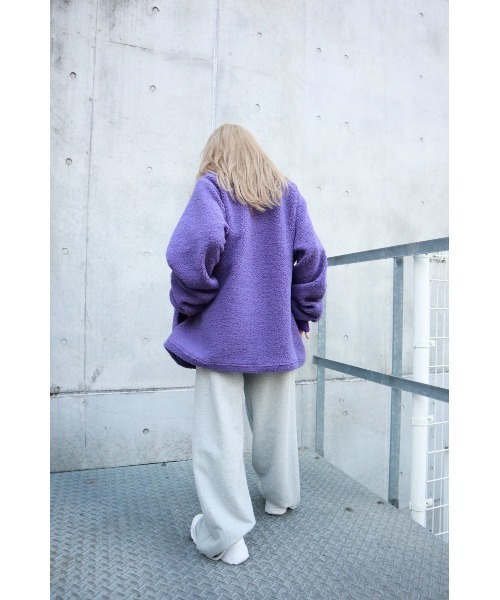 FIG&VIPER（フィグアンドバイパー）の「ボアZIP　BIG　PO（その他トップス・レディース・パープル/アイボリー・FREE）」の14枚目の写真