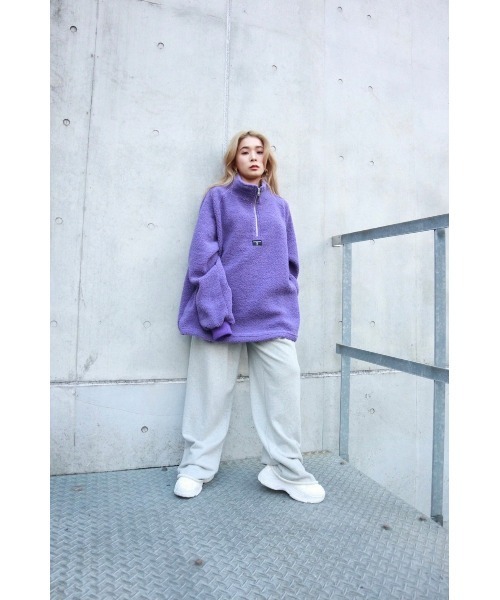 FIG&VIPER（フィグアンドバイパー）の「ボアZIP　BIG　PO（その他トップス・レディース・パープル/アイボリー・FREE）」の11枚目の写真