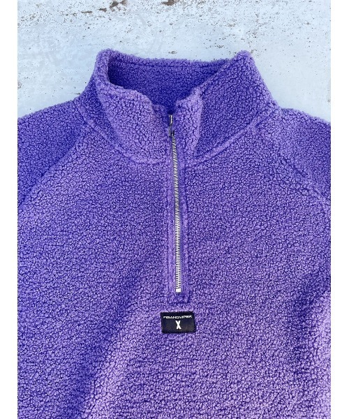 FIG&VIPER（フィグアンドバイパー）の「ボアZIP　BIG　PO（その他トップス・レディース・パープル/アイボリー・FREE）」の10枚目の写真