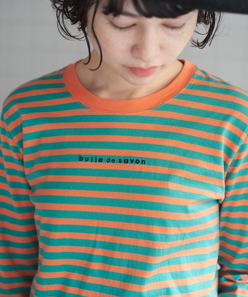 bulle de savon（ビュルデサボン）の「CANDY border ロゴプル