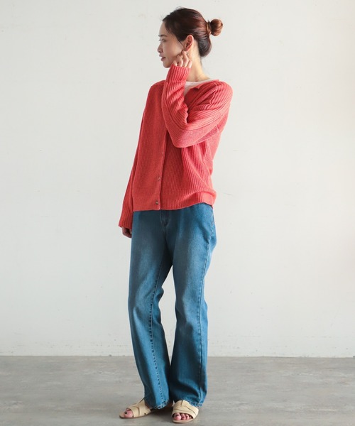 NOMBRE IMPAIR（ノンブルアンペール）の「VERSE　2WAYクルーネックカーディガン（カーディガン/ボレロ・レディース・イエロー/オレンジ/ブルー/グリーン・FREE）」の15枚目の写真