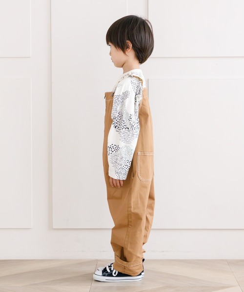 MAKE YOUR DAY(メイクユアデイ)の「抽象総柄長袖Tシャツ■80~140cm(Tシャツ/カットソー・キッズ・オフホワイト/ライトパープル・90/100/110/120/80/130/140)」の19枚目の写真