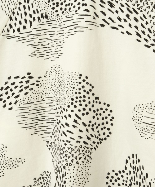 MAKE YOUR DAY(メイクユアデイ)の「抽象総柄長袖Tシャツ■80~140cm(Tシャツ/カットソー・キッズ・オフホワイト/ライトパープル・90/100/110/120/80/130/140)」の8枚目の写真