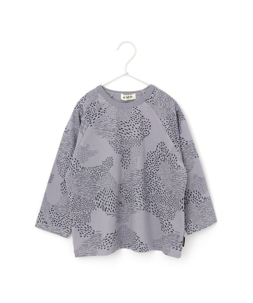 MAKE YOUR DAY(メイクユアデイ)の「抽象総柄長袖Tシャツ■80~140cm(Tシャツ/カットソー・キッズ・オフホワイト/ライトパープル・90/100/110/120/80/130/140)」の15枚目の写真