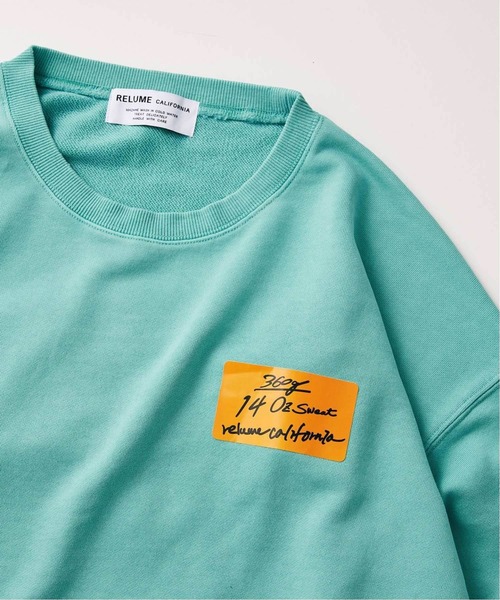 JOURNAL STANDARD relume（ジャーナルスタンダード　レリューム）の「OVERSIZE WIDE SLIT SWEAT（スウェット・メンズ・ブラック/ベージュ/ネイビー/イエロー/グリーン・MEDIUM/LARGE）」の4枚目の写真