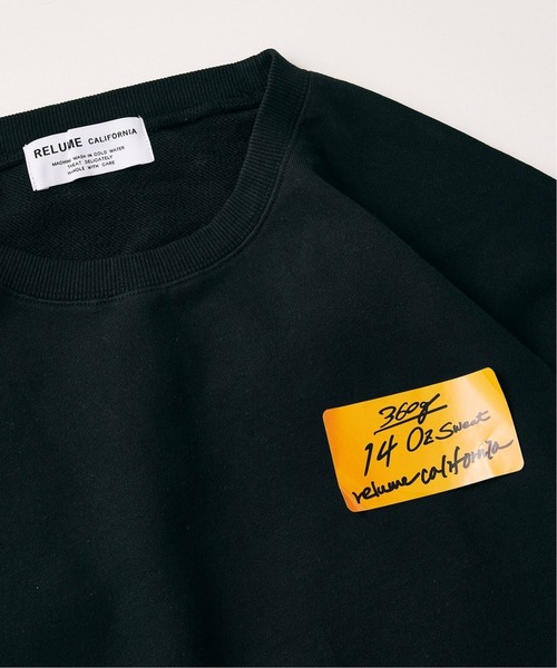 JOURNAL STANDARD relume（ジャーナルスタンダード　レリューム）の「OVERSIZE WIDE SLIT SWEAT（スウェット・メンズ・ブラック/ベージュ/ネイビー/イエロー/グリーン・MEDIUM/LARGE）」の19枚目の写真