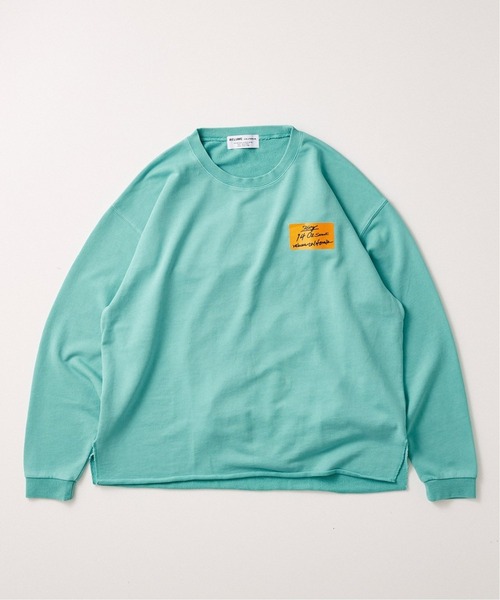 JOURNAL STANDARD relume（ジャーナルスタンダード　レリューム）の「OVERSIZE WIDE SLIT SWEAT（スウェット・メンズ・ブラック/ベージュ/ネイビー/イエロー/グリーン・MEDIUM/LARGE）」の22枚目の写真